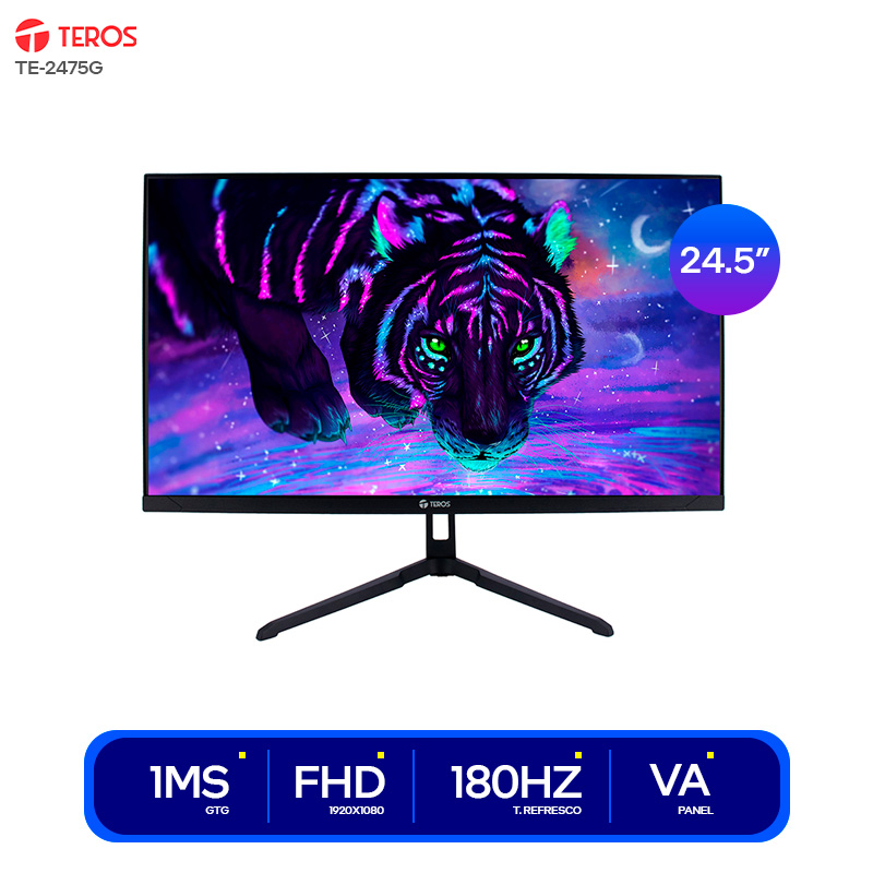 MONITOR TEROS 24 PULG. FHD VA 180HZ 1MS