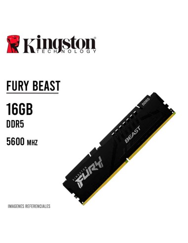 MEMORIA RAM DR5 16GB KINGSTON 5600MHZ FURY