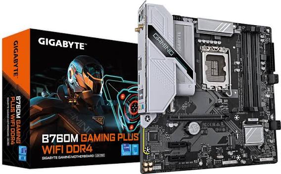 PLACA MADRE GIGABYTE B760M GAMING PLUS WIFI DDR4